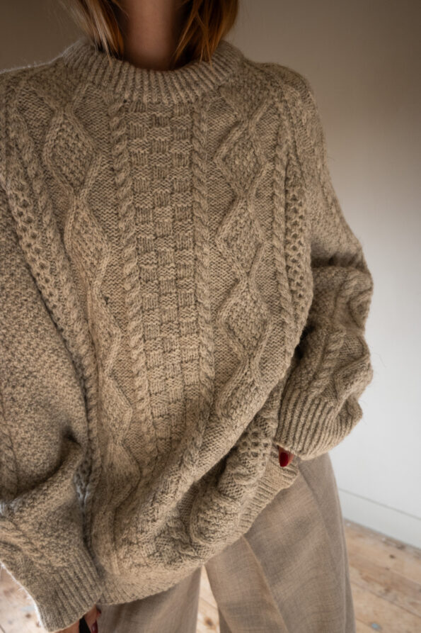 The classic 100% wool ARAN knit - Size up to XL - Image 5