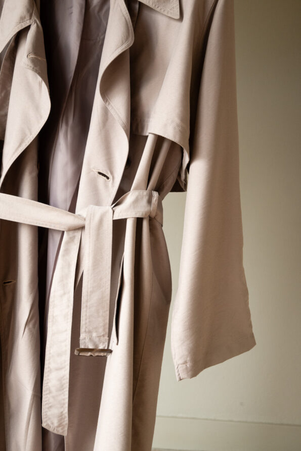 The light taupe trenchcoat - Size up to L - Image 4